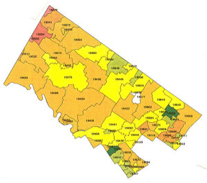 Montgomery County Radon Map